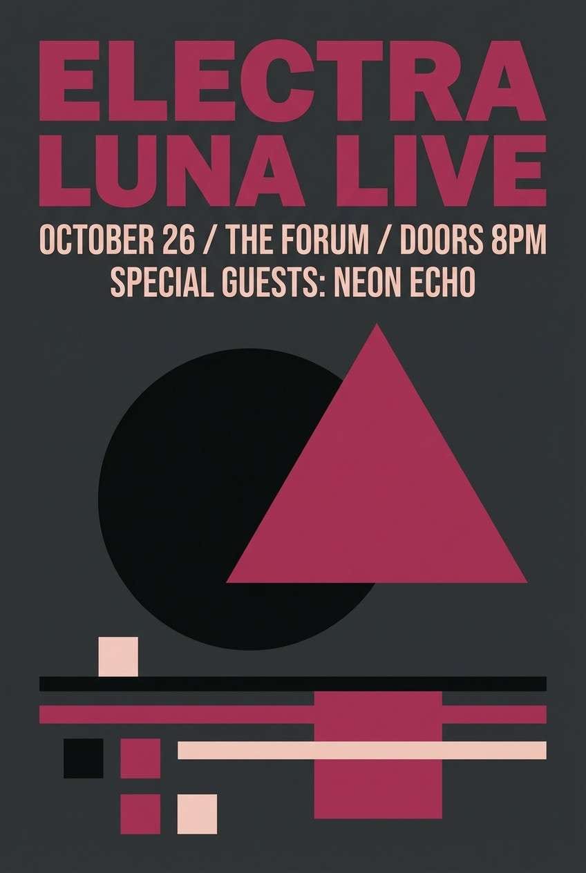 berry concert poster