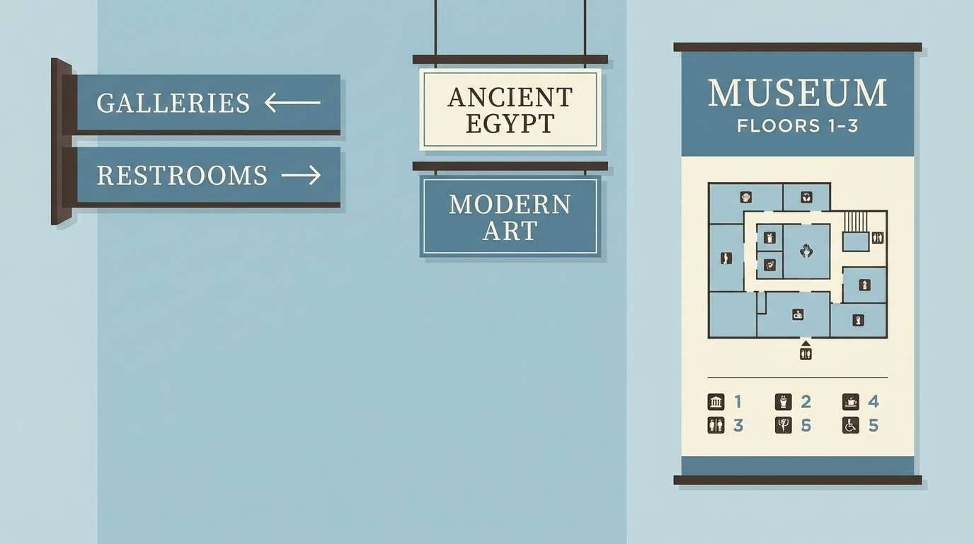 museum signage system