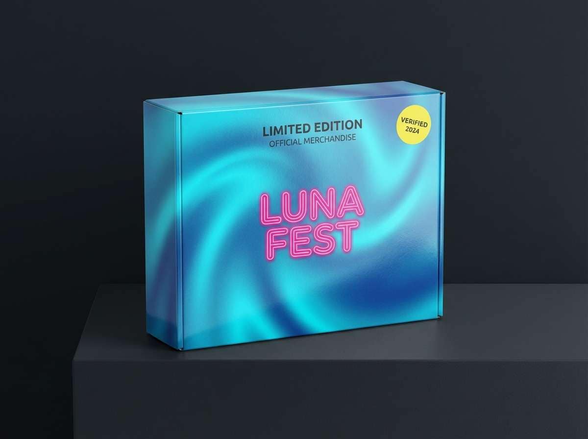 limited merch packaging ad