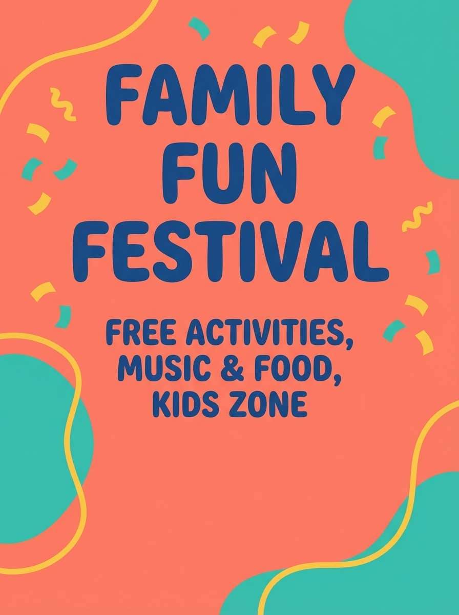 family festival poster
