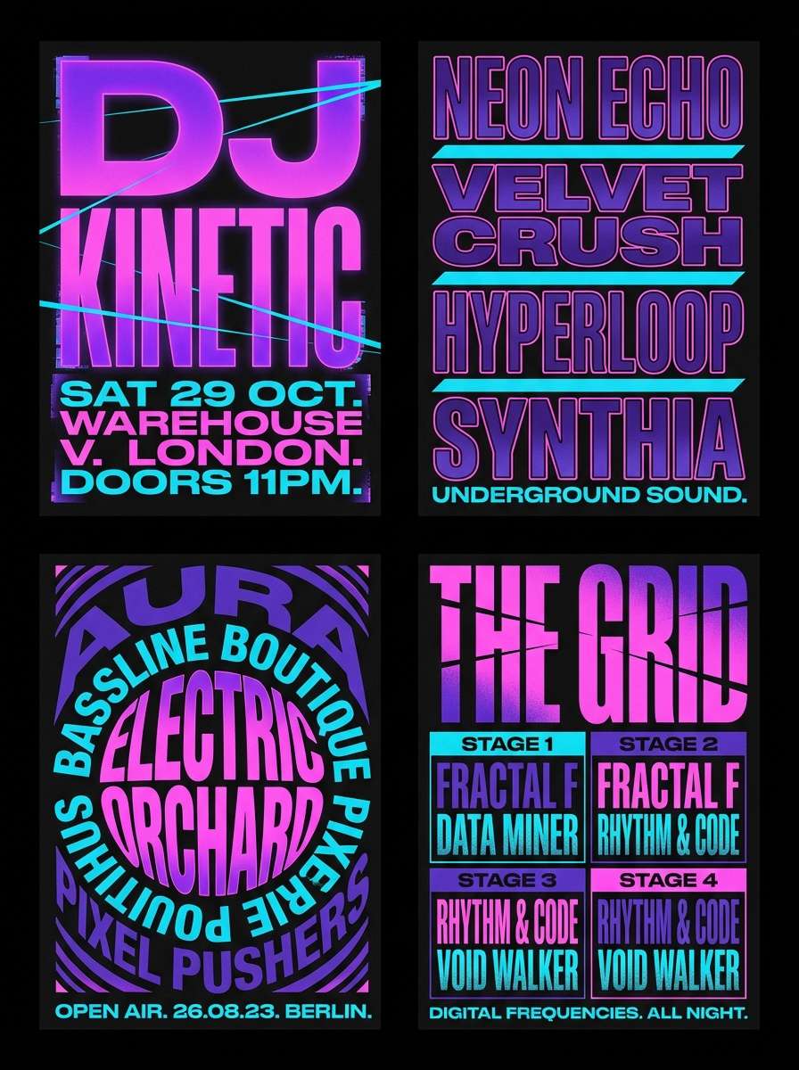 dj poster series