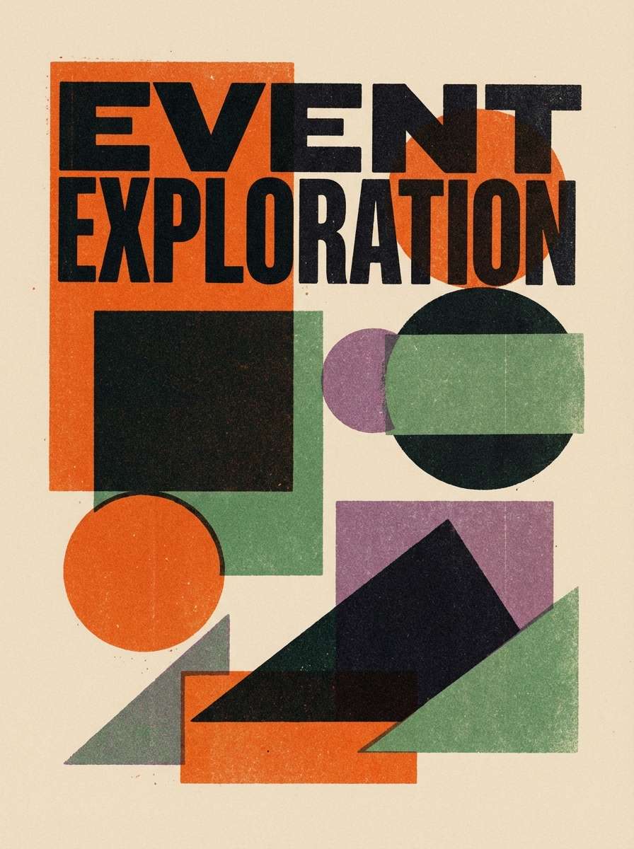 risograph festival flyer