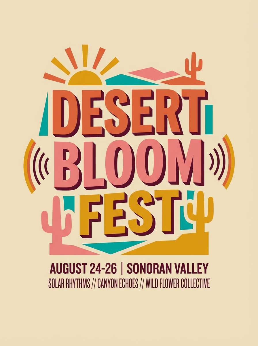 music festival poster design