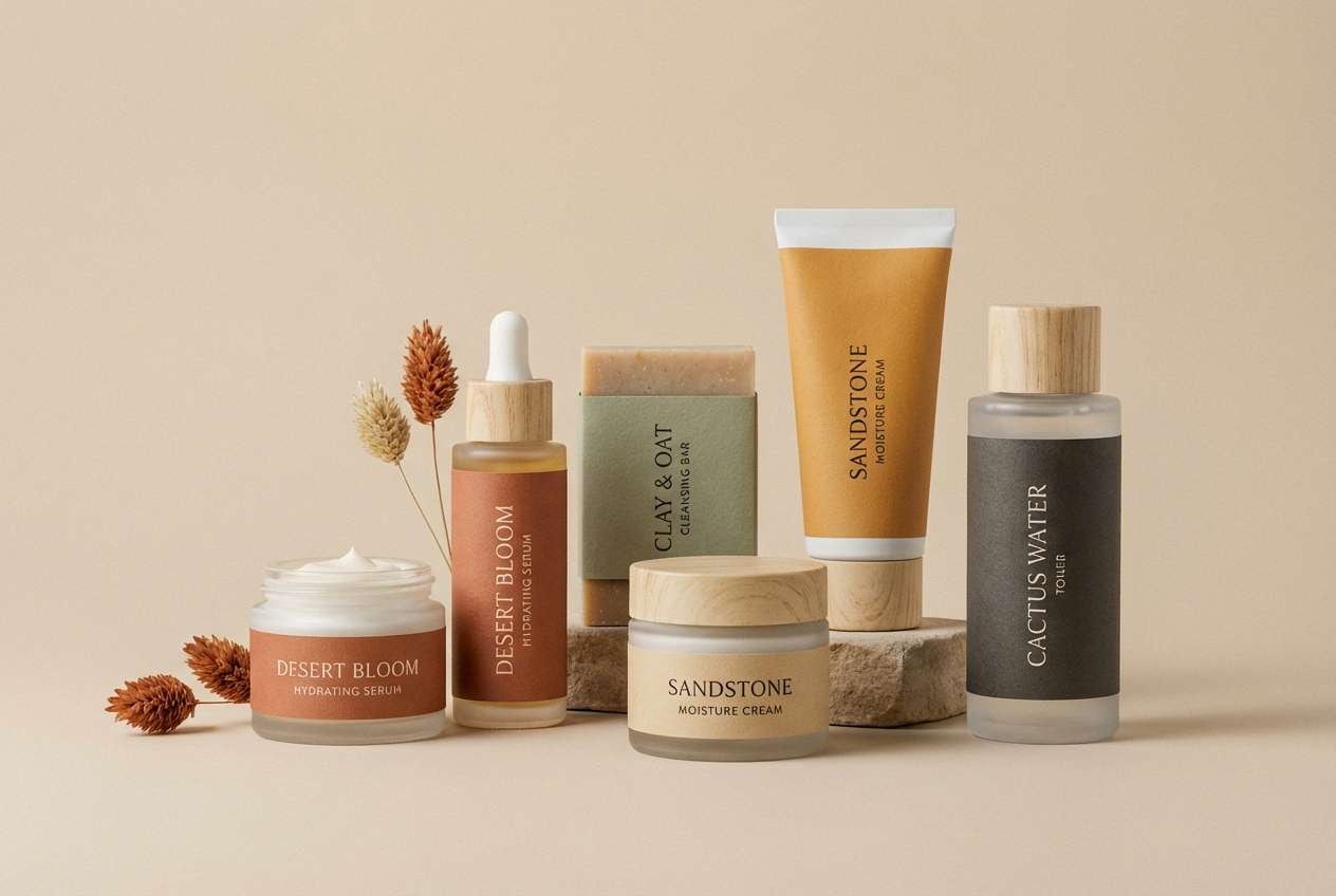 skincare packaging set