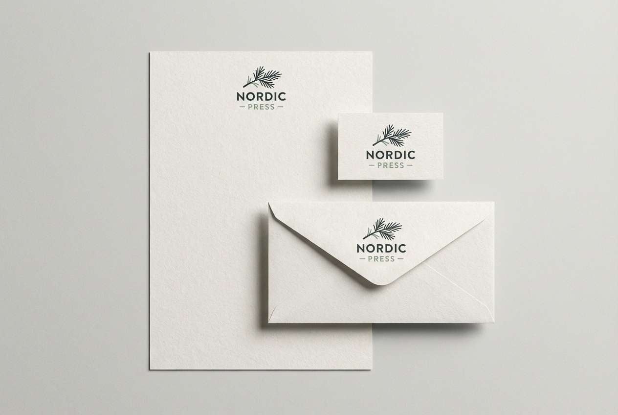 minimal stationery in soft neutrals