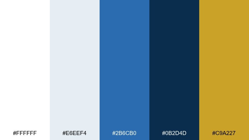 nautical minimal beach color palette with hex codes