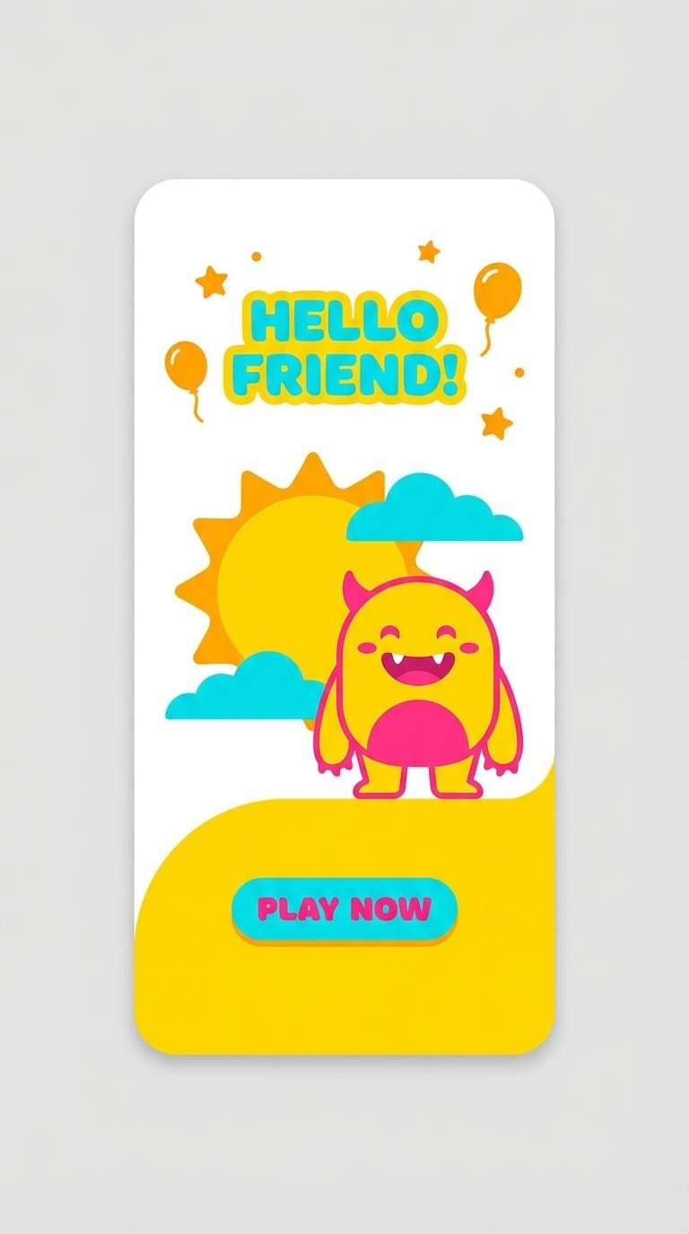 kids app splash screen