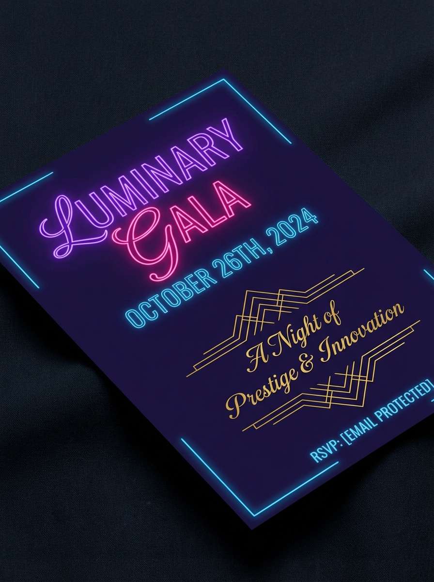 luxury event invitation
