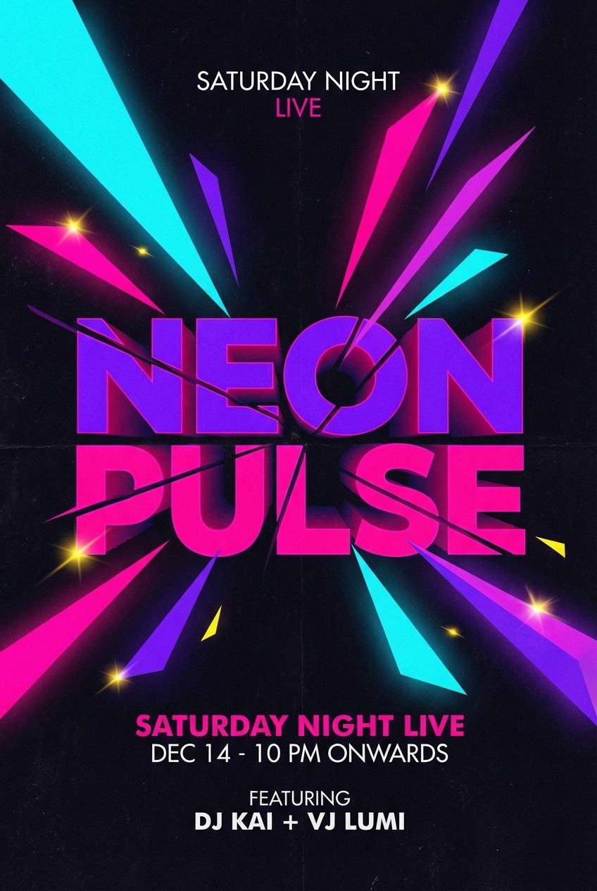 nightclub poster design