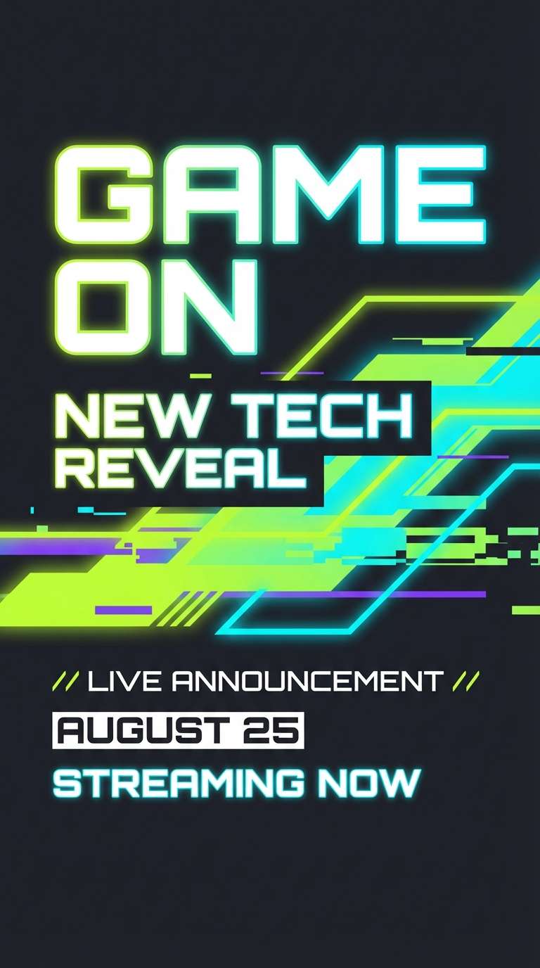 neon lime tech banner