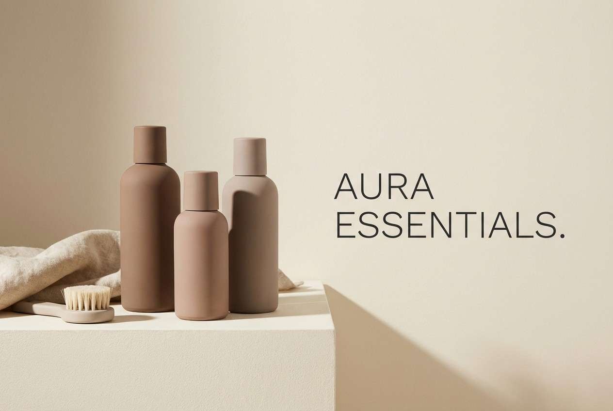 skincare ad studio shot