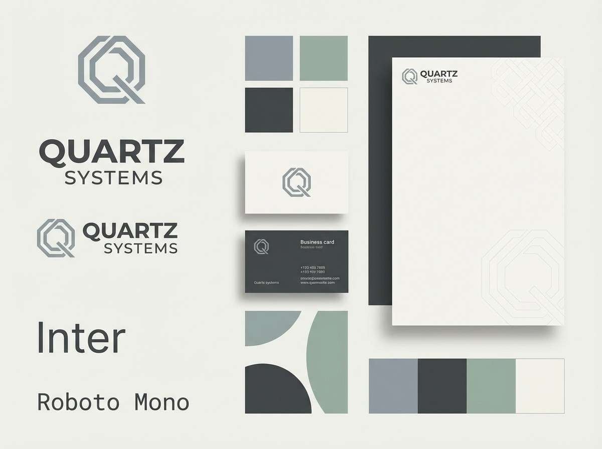 tech branding kit layout