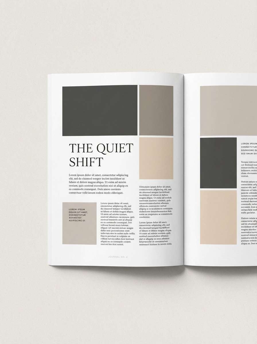 neutral editorial layout