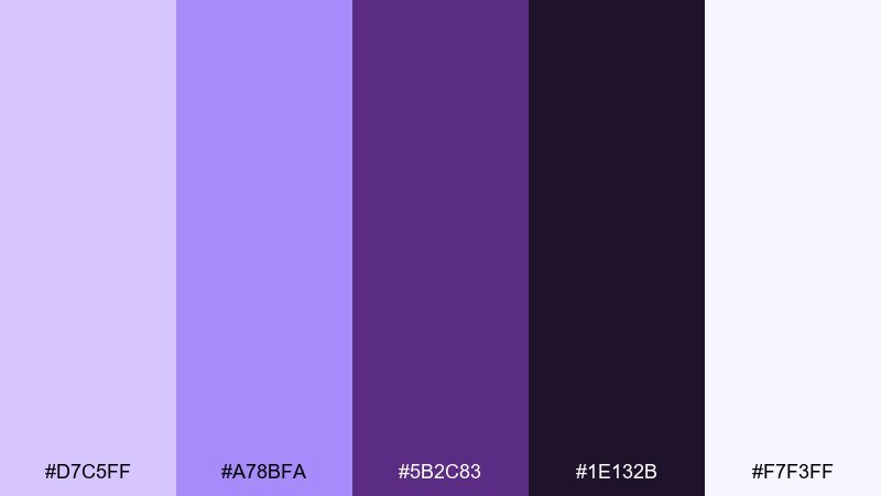 Lavender Purple Color Combinations 22 Palette Picks Hex 