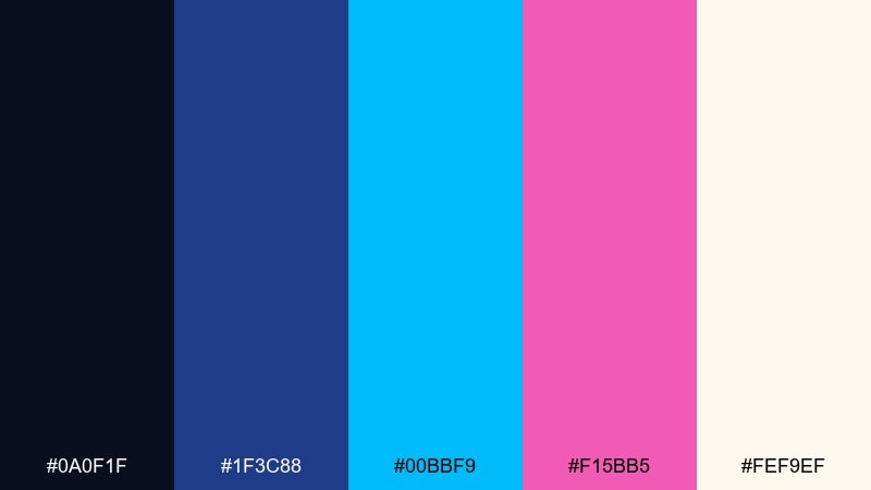 night city savepoint retro gaming color palette with hex codes