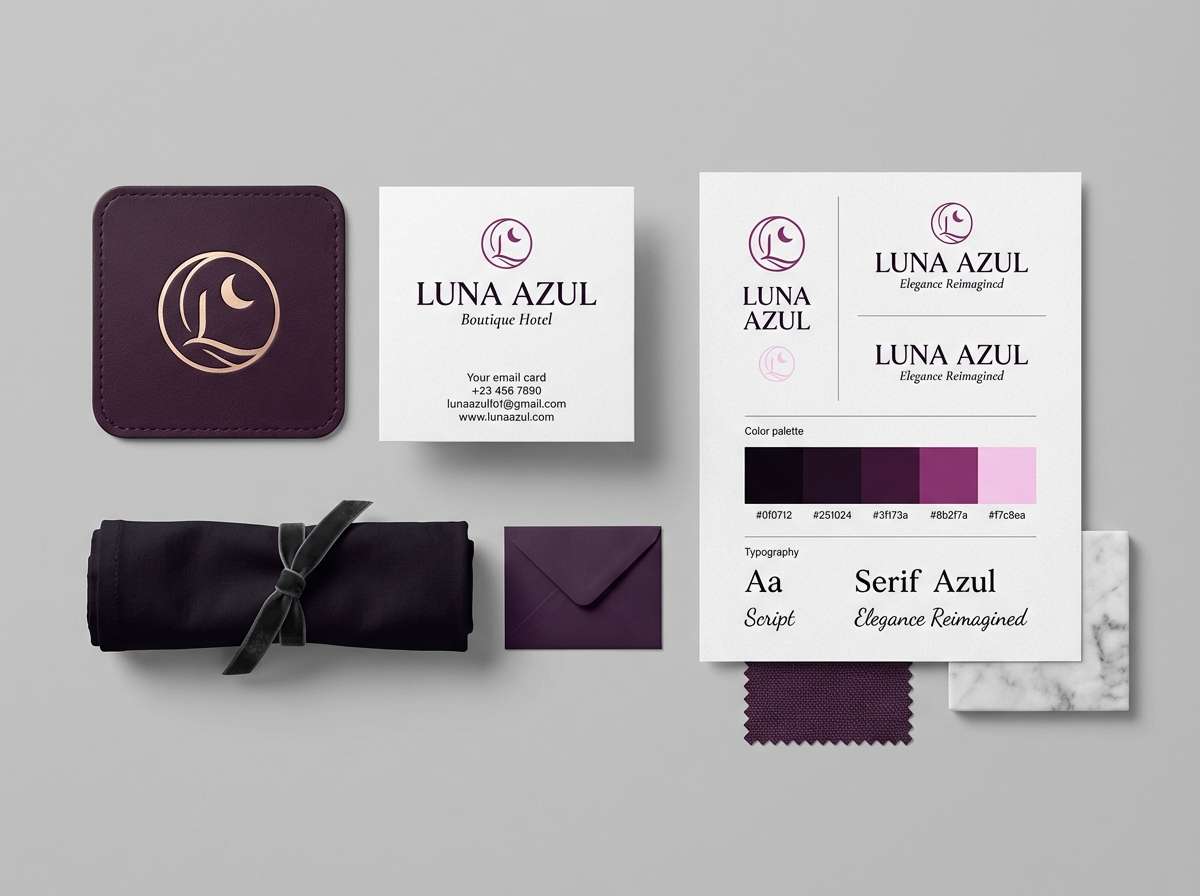 boutique hotel brand board