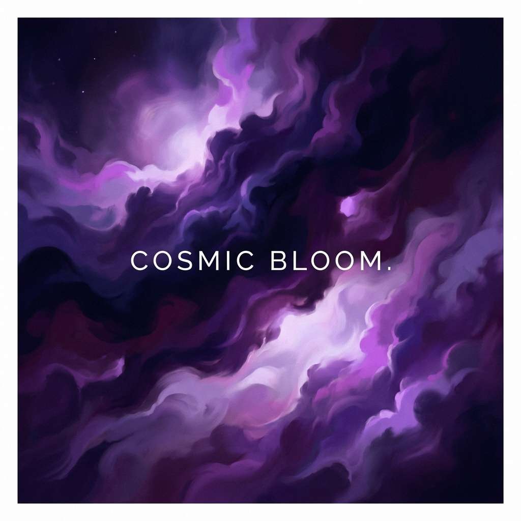 purple nebula album cover