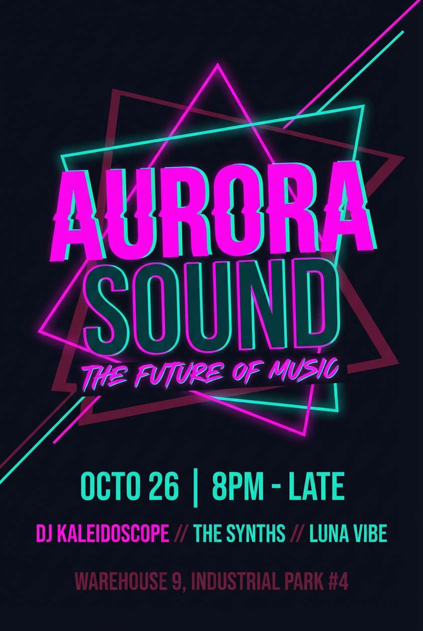 nightlife event flyer