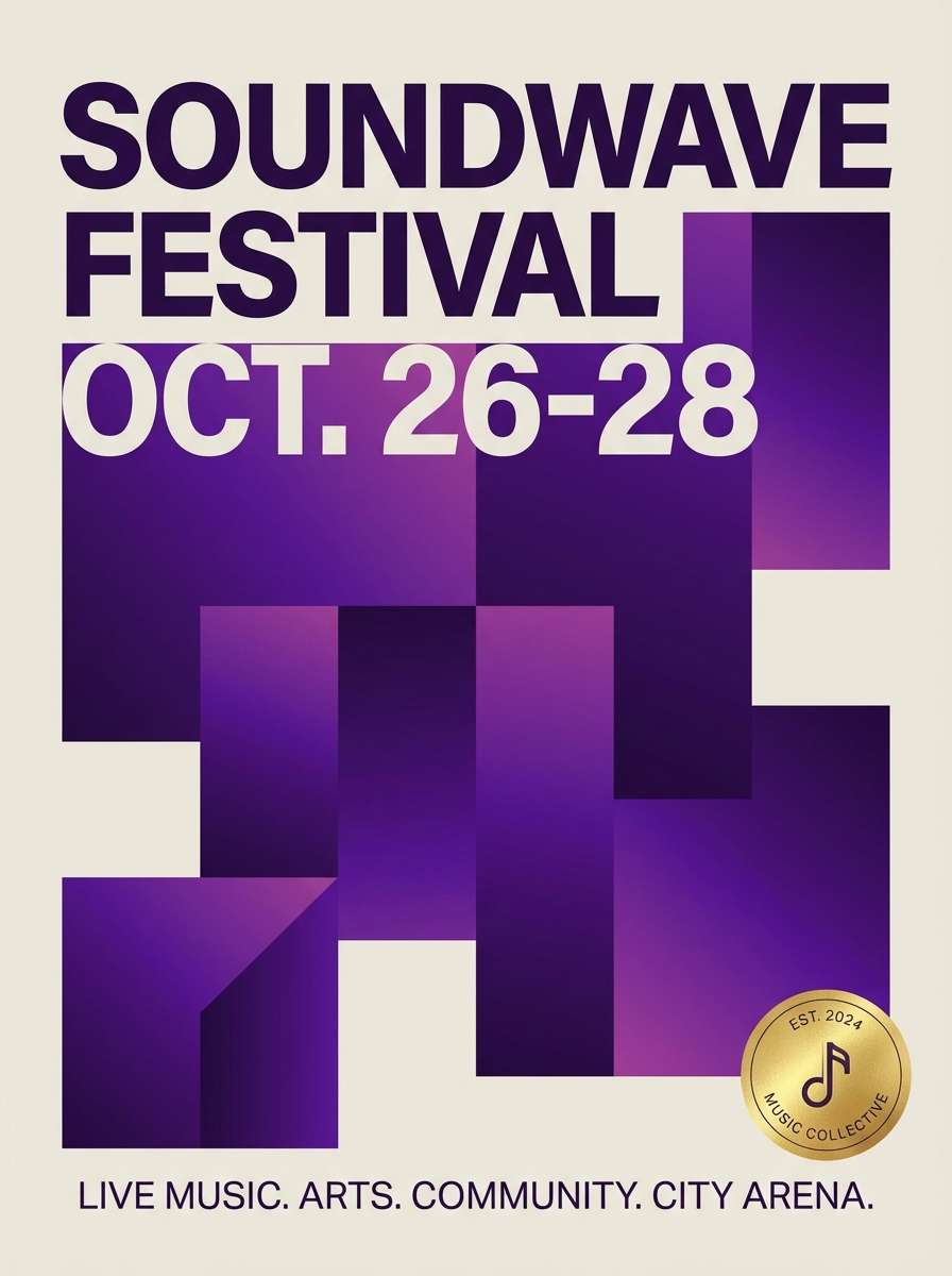 nightlife event poster