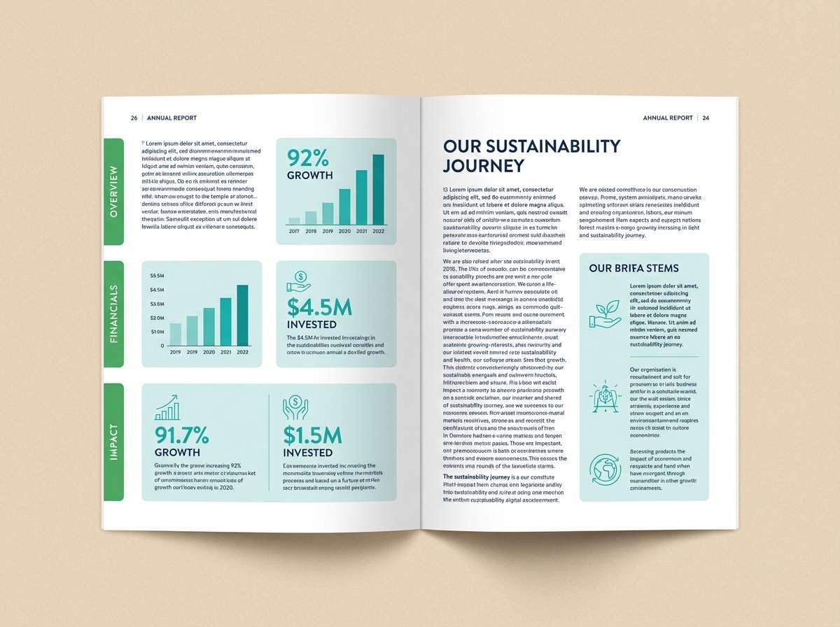 annual report layout