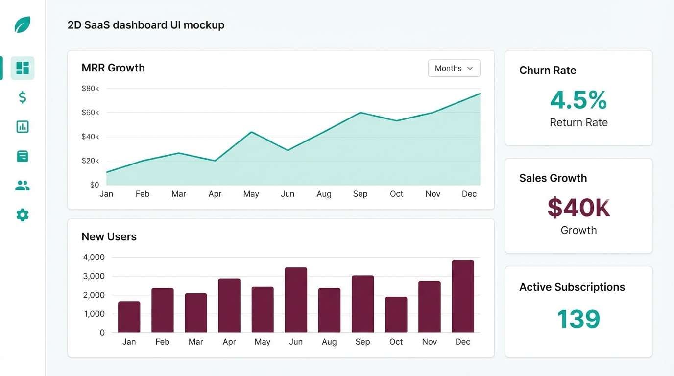 minimal dashboard ui