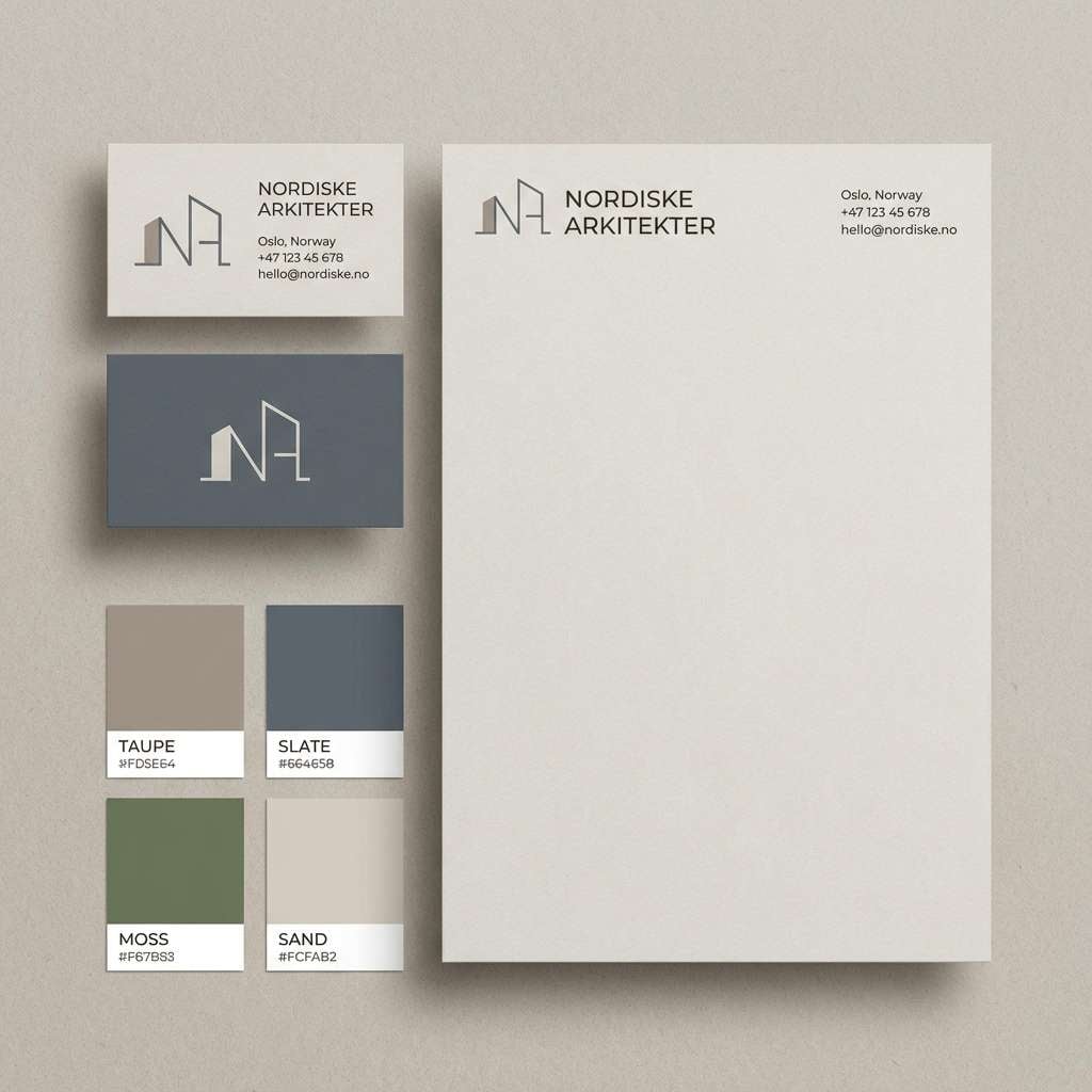 minimal architecture branding