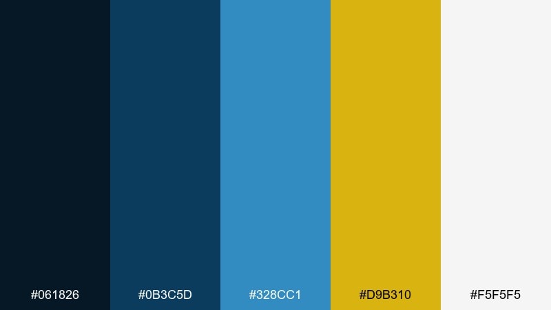 ocean chip 8 bit color palette with hex codes