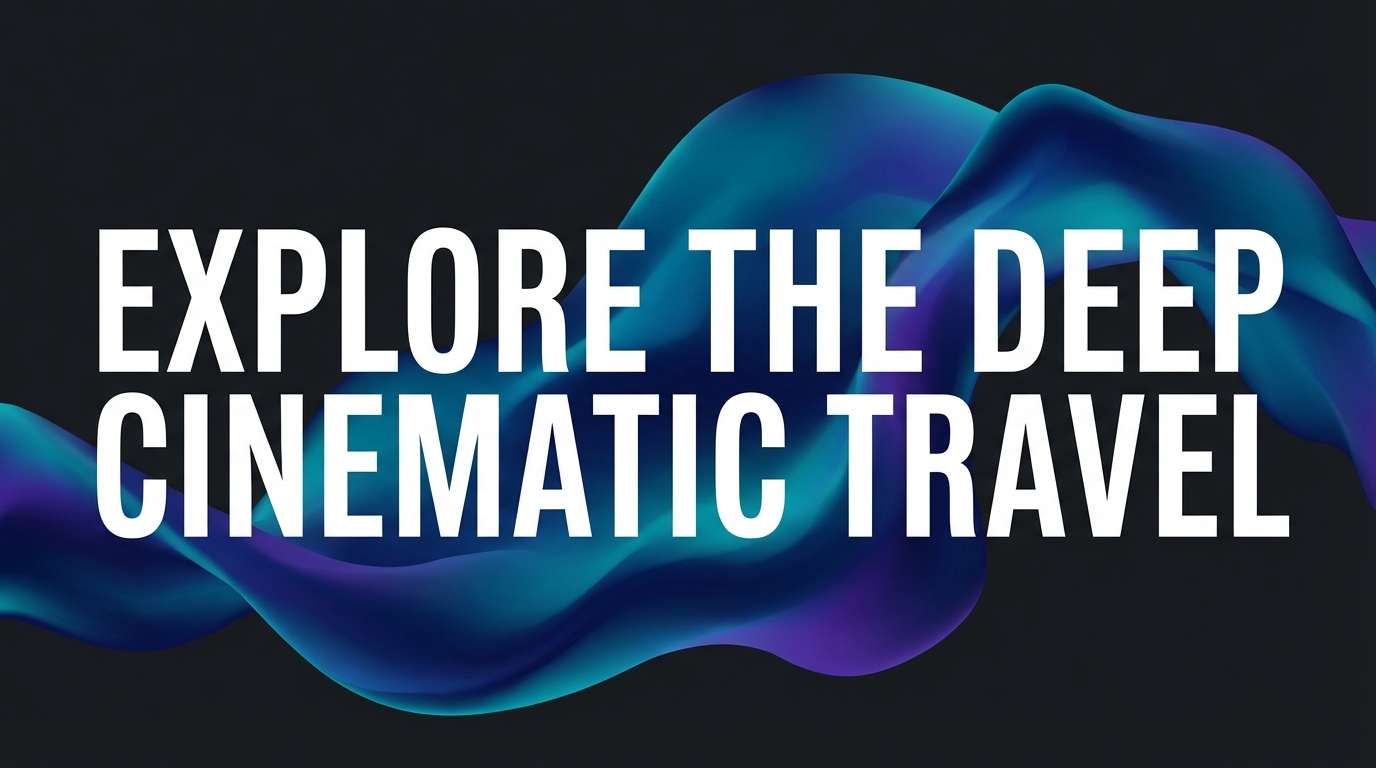 ocean travel thumbnail design