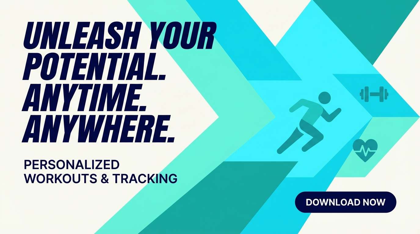 fitness promo banner graphic