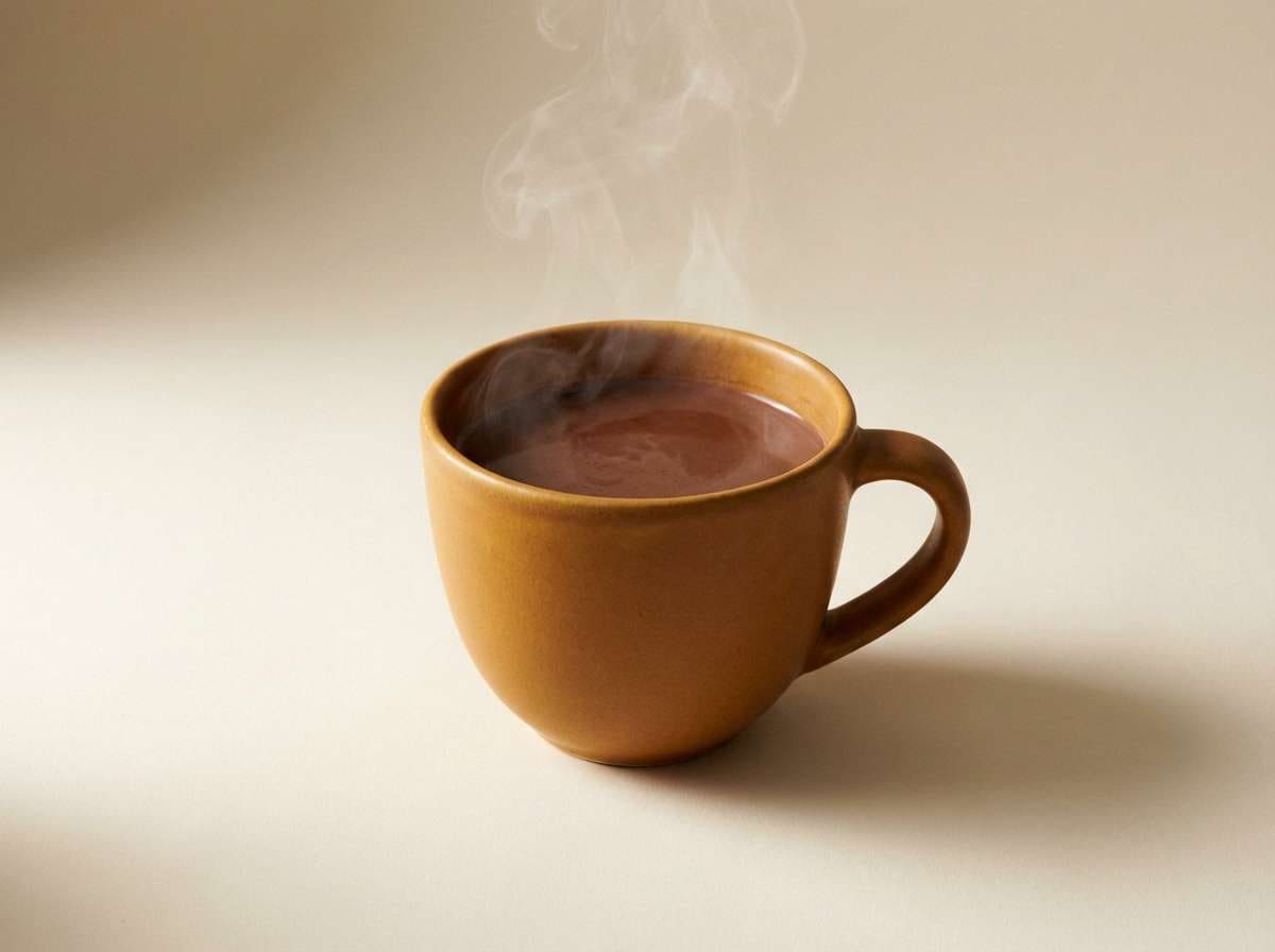 spiced cocoa beverage ad