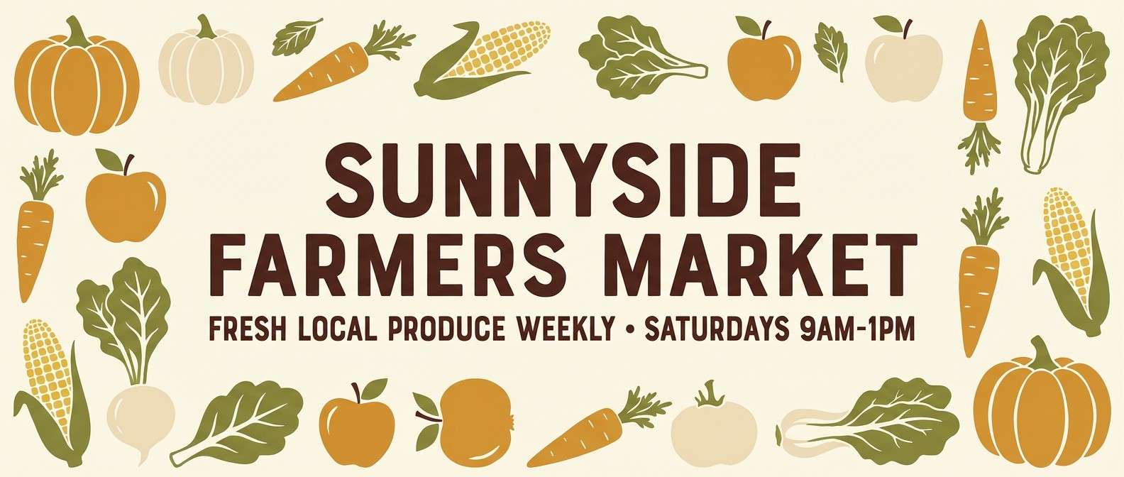 harvest market banner