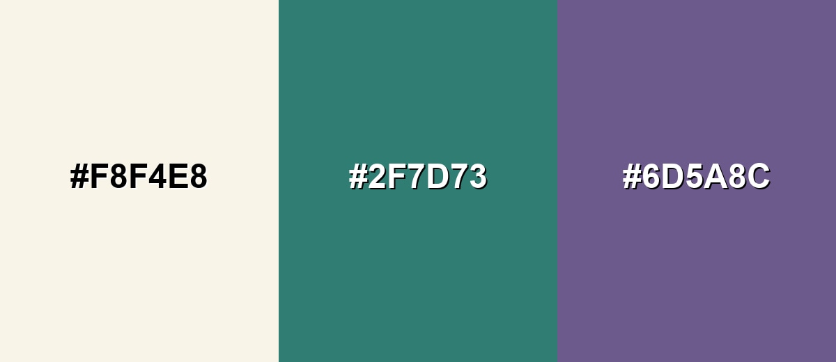 triadic combinations of off-white-color