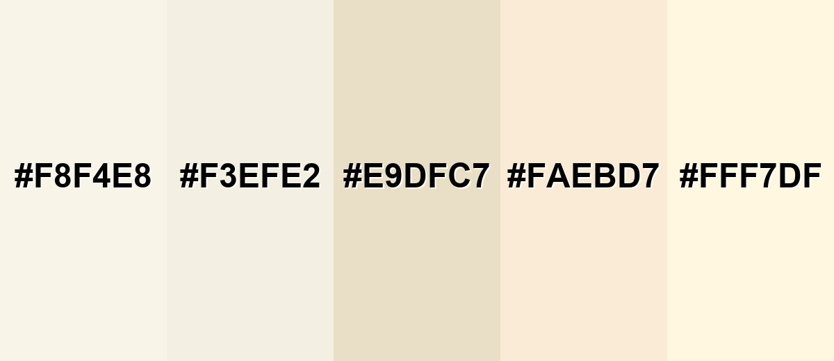 shades and variations of off-white-color