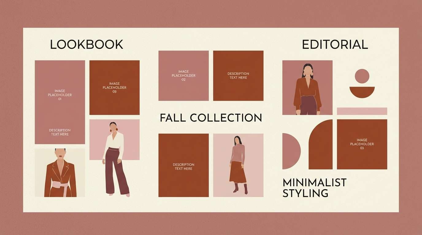 autumn rose editorial spread