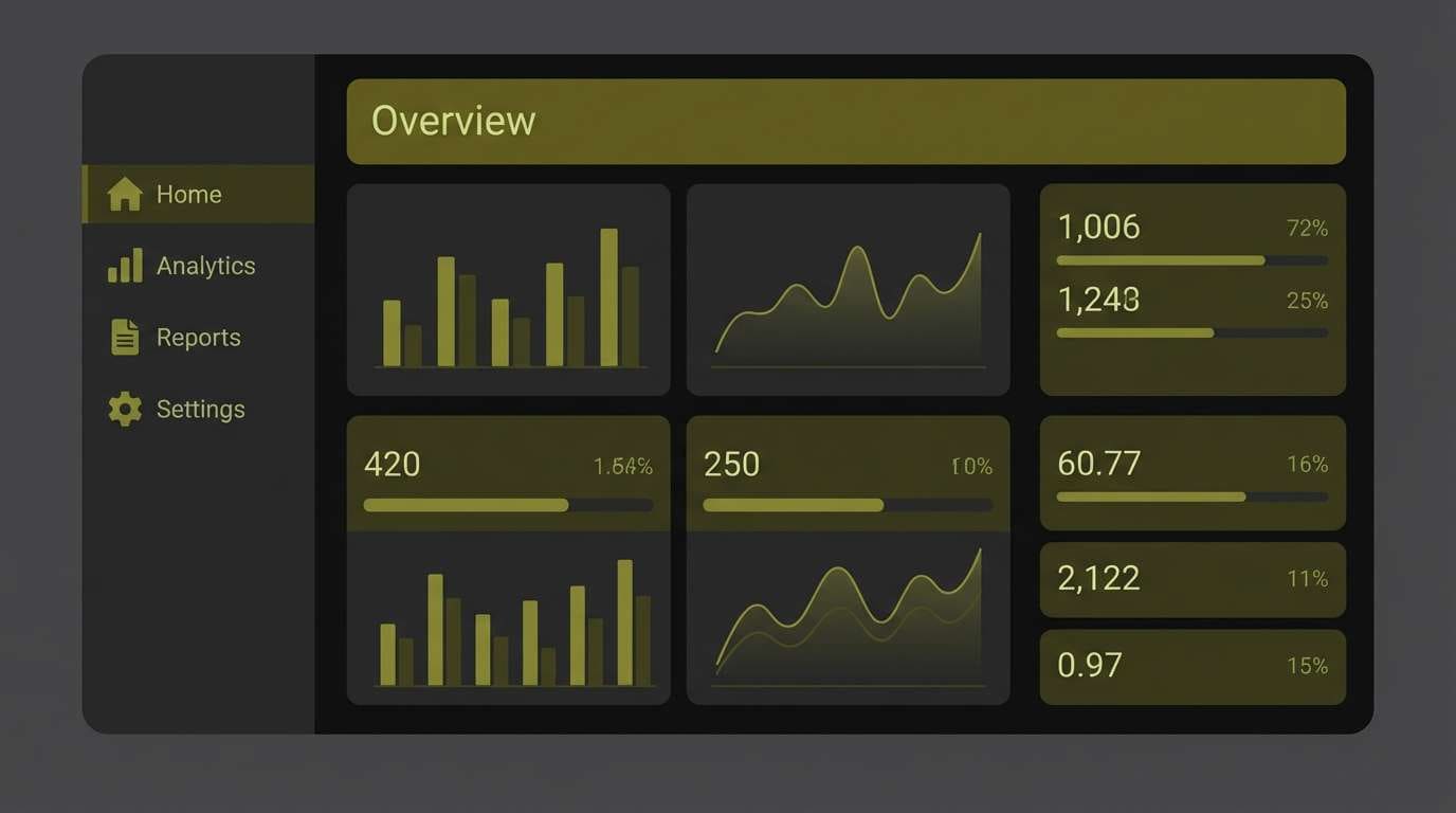 olive dashboard ui