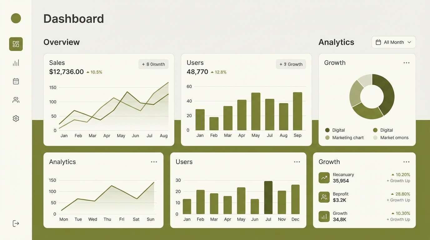 olive dashboard ui