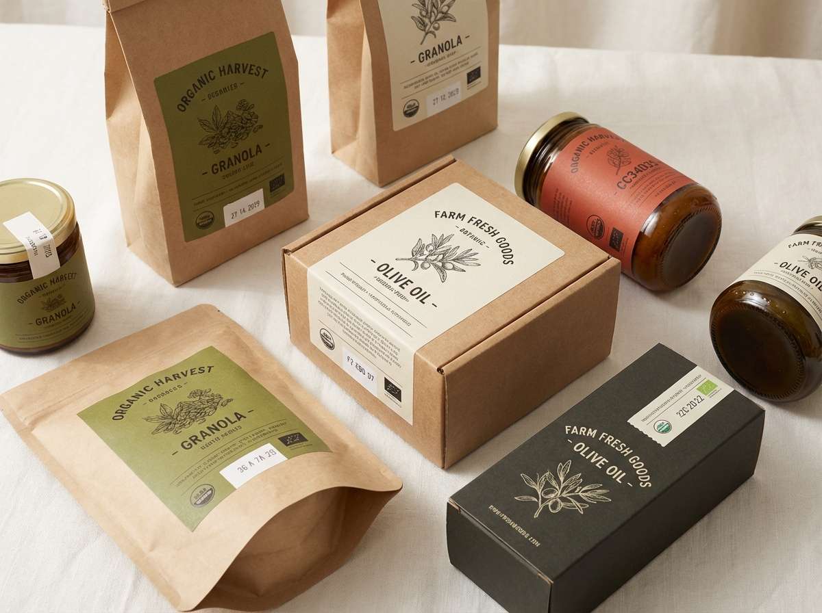 organic food packaging labels