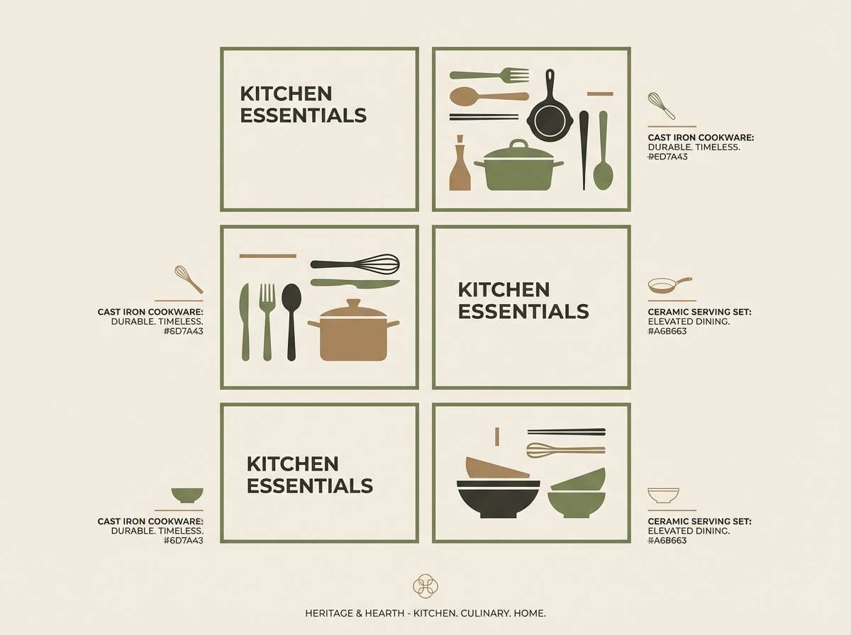 kitchen catalog page layout