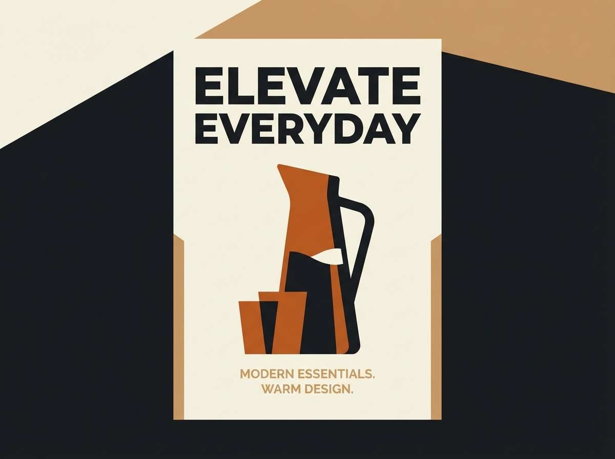 warm product ad poster