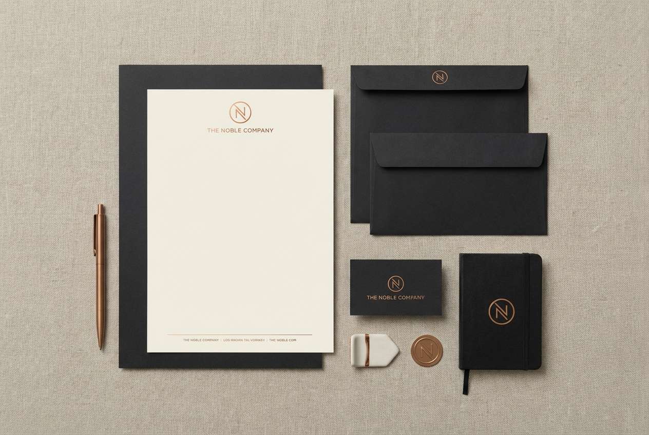 luxury brand identity set