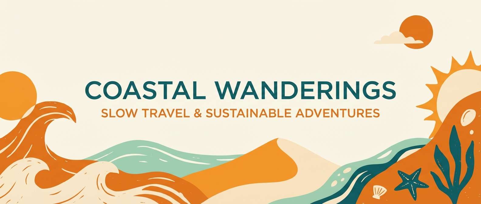 coastal blog header design