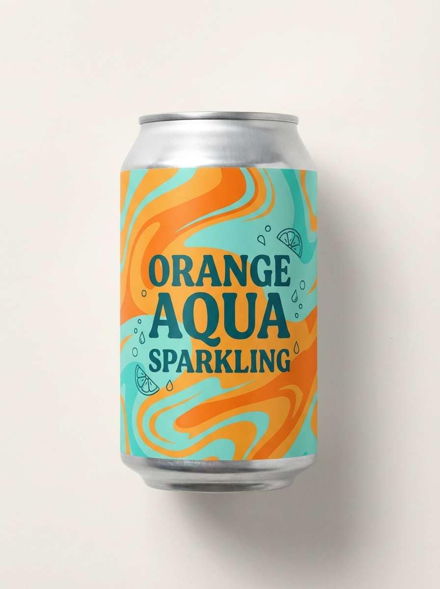 soda can label mockup