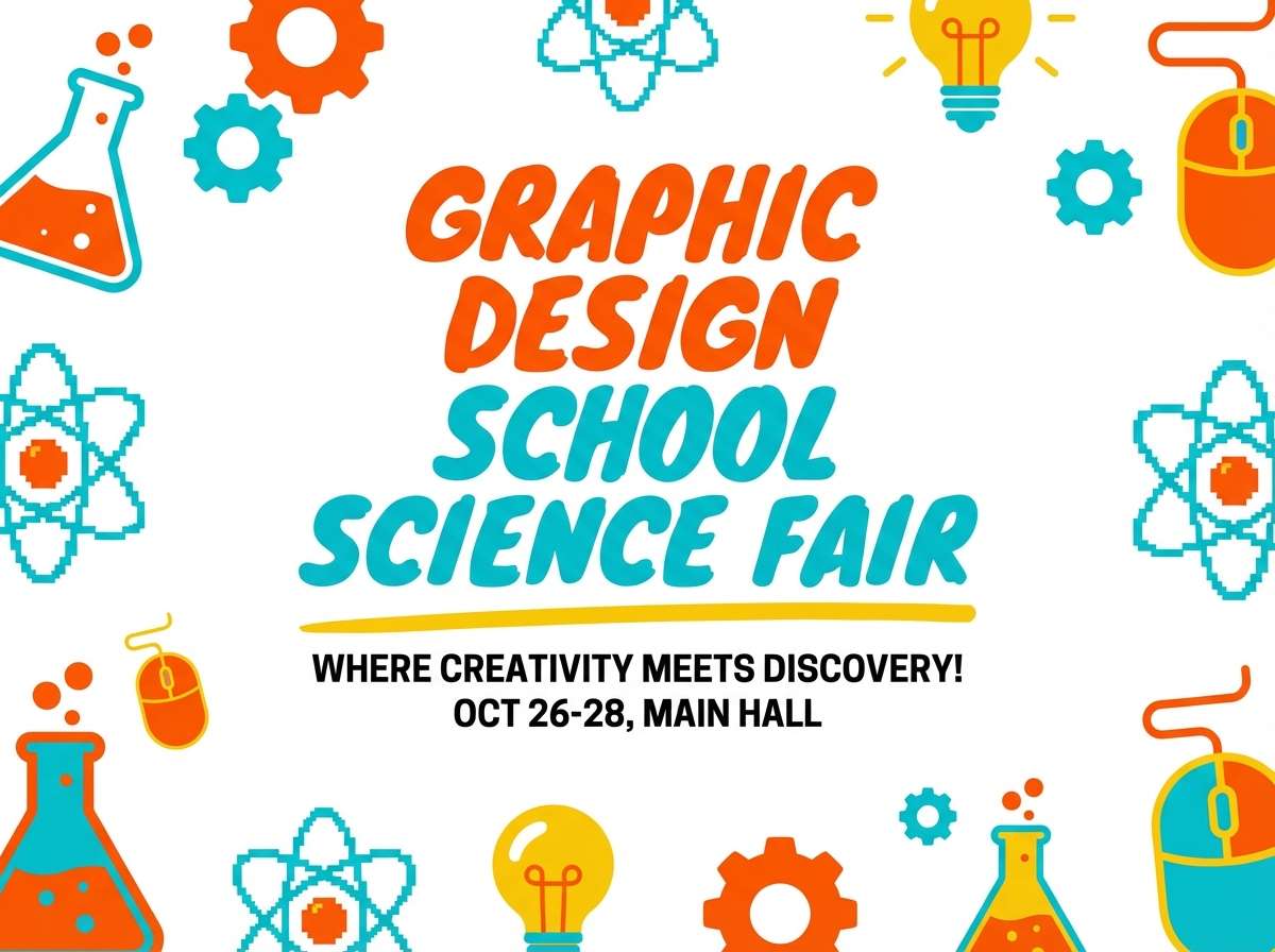 science fair flyer design