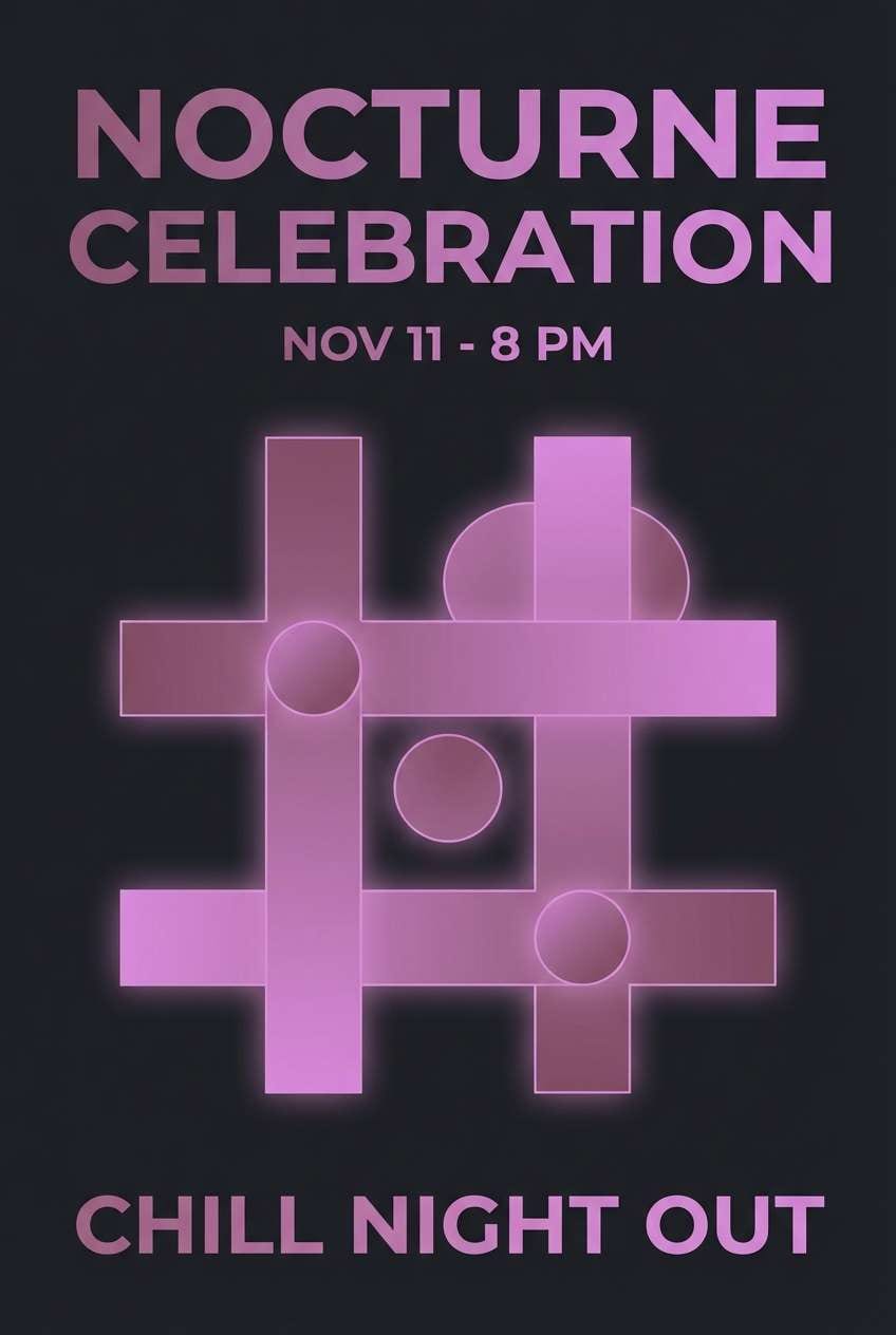 orchid noir event poster