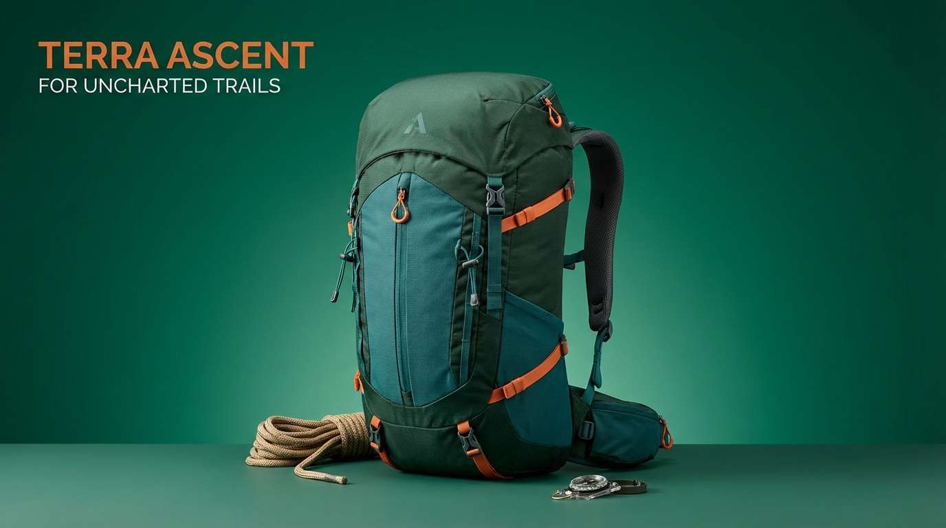 outdoor backpack ad