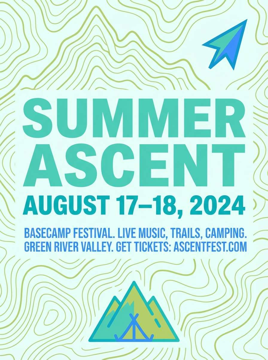 outdoor event poster