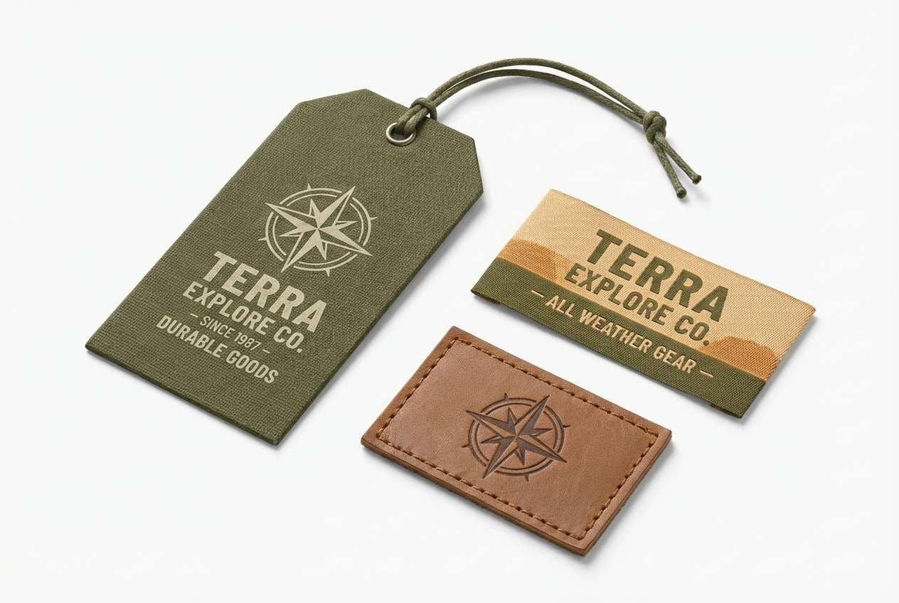 outdoor hangtag branding