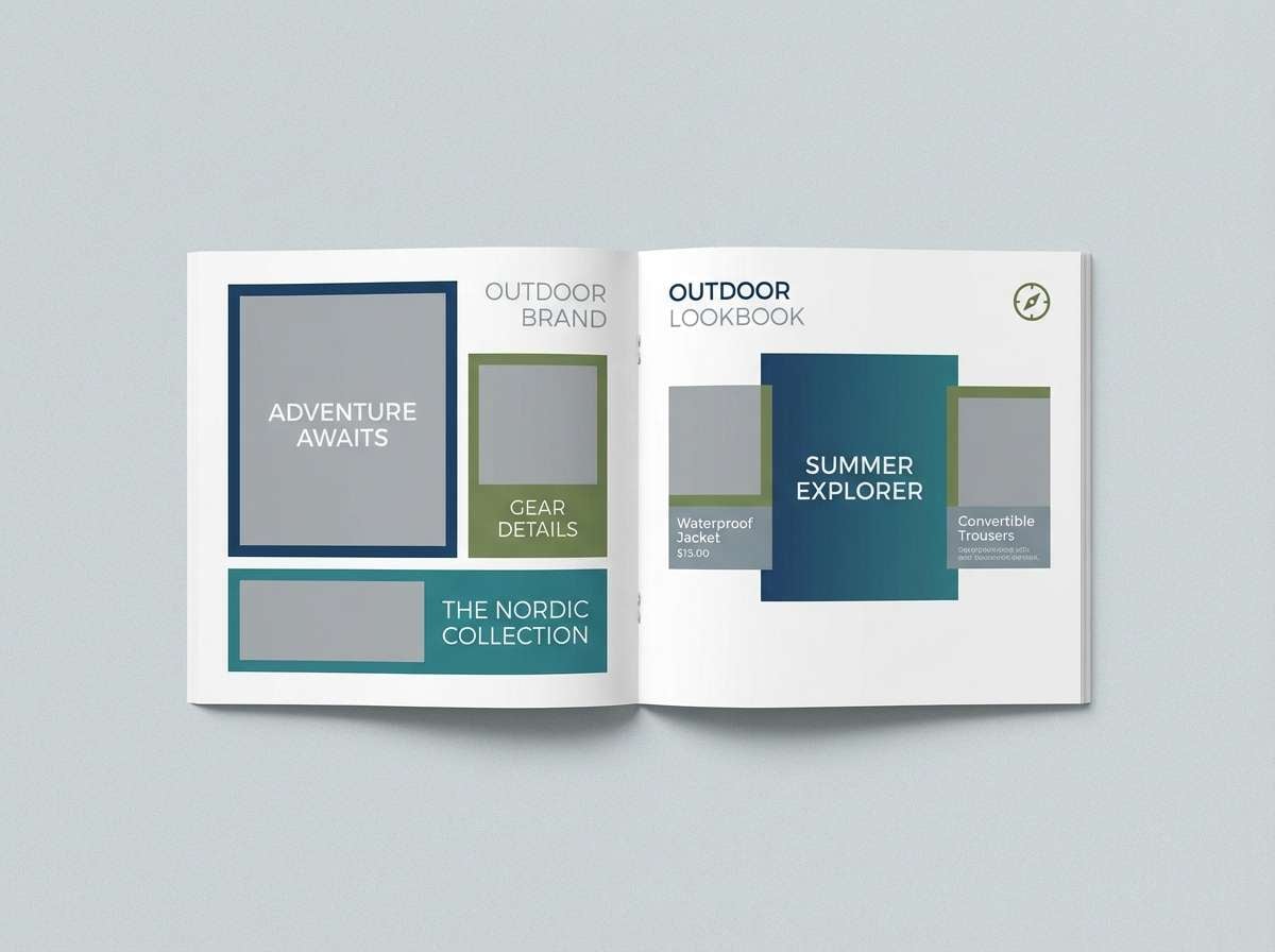 outdoor lookbook in glacier tones