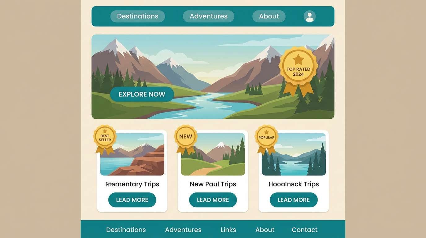 outdoor travel homepage