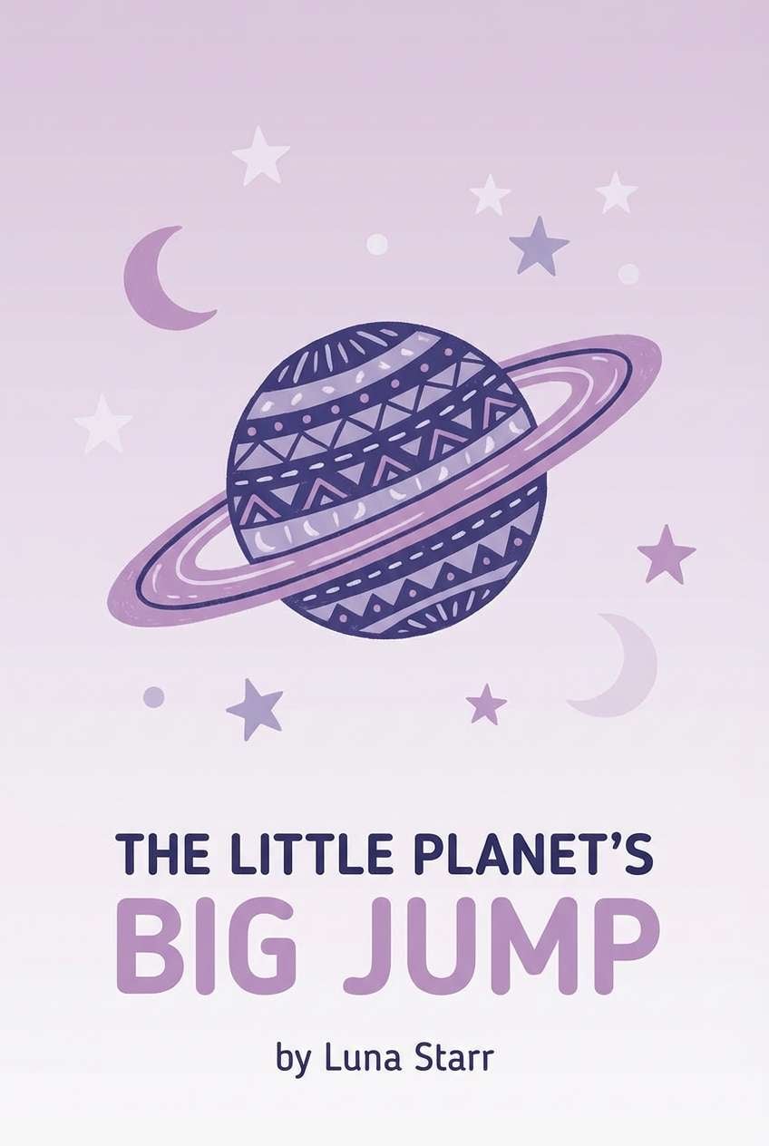 ringed planet pastel cover